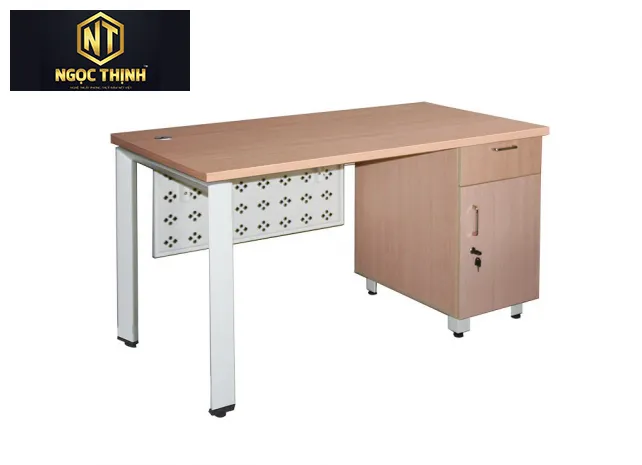 Bàn làm việc mặt gỗ melamine HR140HLC6 Bàn làm việc mặt gỗ melamine HR140HLC6